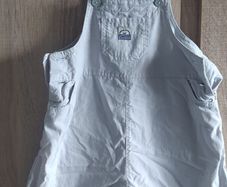6 months dungarees dusky blue/greyish