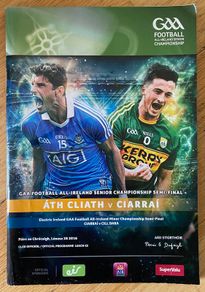 2016 Dublin v Kerry - GAA All-Ireland Senior Football Championship Semi Final Programme