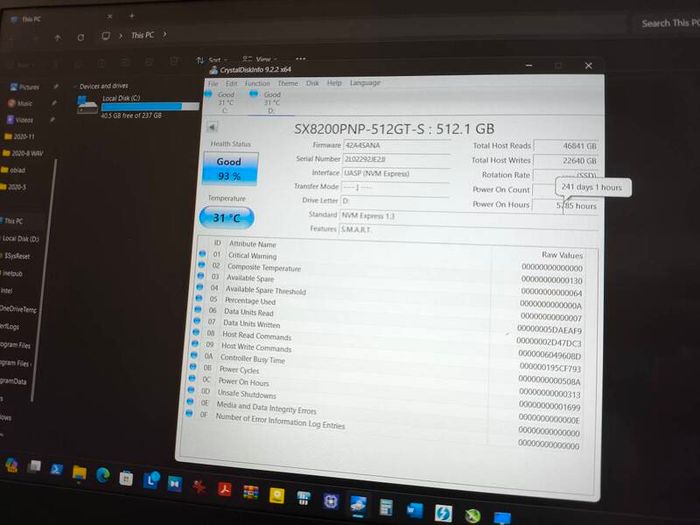 512GB Nvme Ssd Adata M.2 2280 Pcie 3.0 X4 3100/1600mb/s