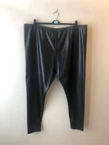 Yours leather effect trousers (size 26/28)