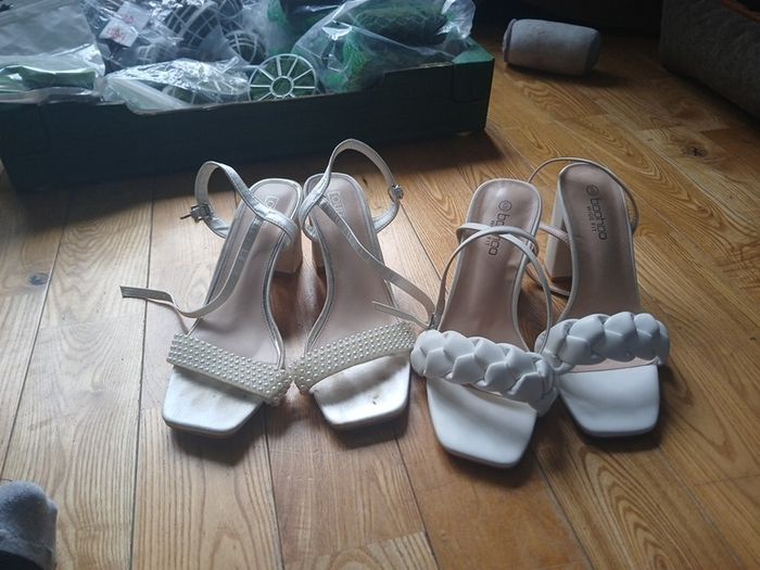 white block heels