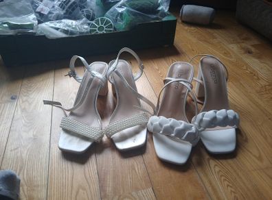 white block heels