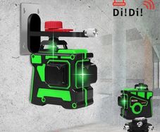 Laser Level 12 Lines 3D Self-Leveling 360 Horizontal And Vertical Cross Super Powerful Green Laser Beam Line