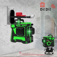Laser Level 12 Lines 3D Self-Leveling 360 Horizontal And Vertical Cross Super Powerful Green Laser Beam Line