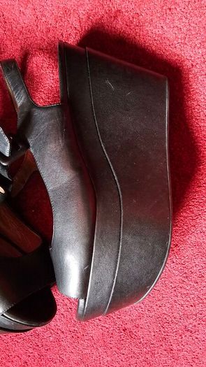 Marni black sandals platforms wedges 38