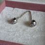 Pandora band of hearts safety chain charm very good condition hallmarked Image 5