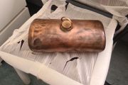 vintage copper water bottle