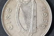 Ireland 1939 Excellent 1s Shilling Silver Coin