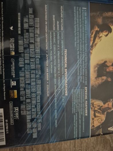 3 bluray movies avatar, teara of the sun, black hawk down