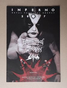 Black Metal festival programme INFERNO Norway