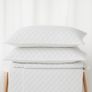 Quilted Pillowcase / Oxford Pillowcases with Pattern Image 5