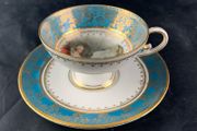 Rare Antique Royal Vienna Demitasse Cup and Saucer