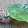 4.5 ct Green Peridot Crystal on 925 Silver bail Image 4