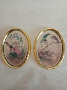 Framed Cartoon Prints by Terry Willers x 2