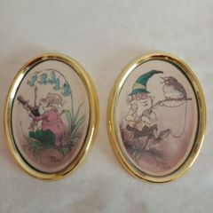Framed Cartoon Prints by Terry Willers x 2