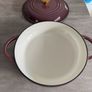 Shallow cast iron casserole dish Image 2