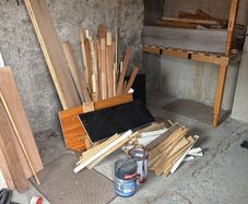 Wood for interior decorating