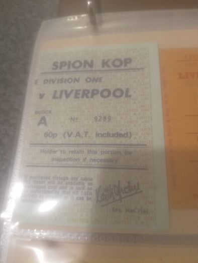 Match Tickets..