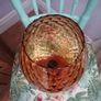 Mid-Century Italian Amber Glass Balloon Vase Image 10