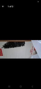 free black Christmas tree