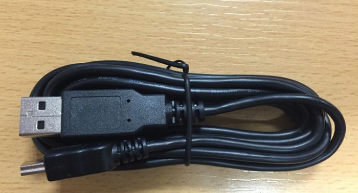 Standard USB 2.0 A Male to Mini B 5 pin Data Cable Lead Black