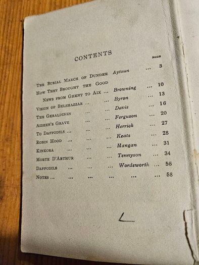 The Educational Series Of Intermediate Classics. Antique Hardback In Fair Condition.  See Photos For Same.