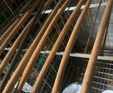 Vintage bamboo chimney/ drain rods