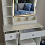 dressing table with light and stool Image 2