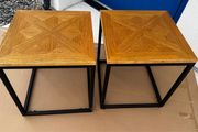 Oak lamp table Ex display x 2