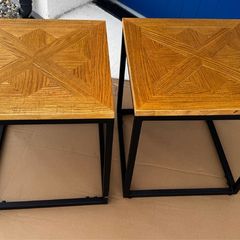 Oak lamp table Ex display x 2