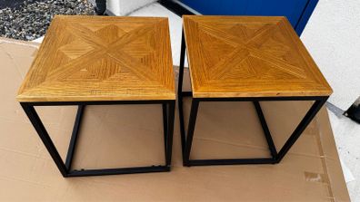 Oak lamp table Ex display x 2