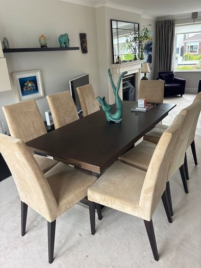 Bo Concept dining suite and wall and floor unit