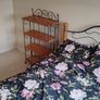 Solid wood and iron double bed frame Image 2