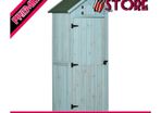Garden Shed Vertical Utility 3 Shelves Shed Wood Outdoor Garden Tool Storage Unit Storage Cabinet, 77 x 54.2 x 179cm MULTIPLE COLOURS AVAILABLE (FREE SHIPPING)