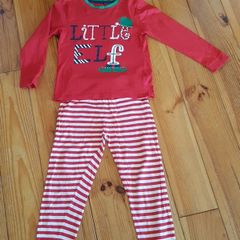 Age 7-8 Little Elf Christmas Pyjamas