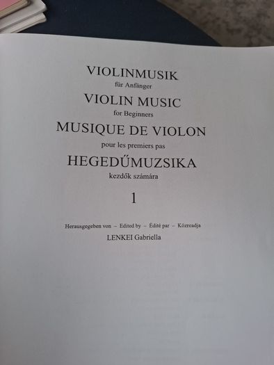 Violin music for beginners