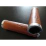 Viking Heritage Premium Leather Handlebar Grips (Pair) 130mm - Honey Image 5