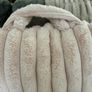 Wedge cushion (pale pink faux fur) Image 5