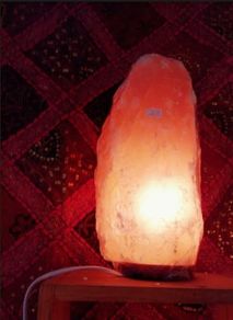 Himalayan Salt Lamp and T-Light Holder