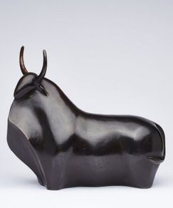 Abstract Bull - Bronze