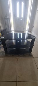 glass TV stand
