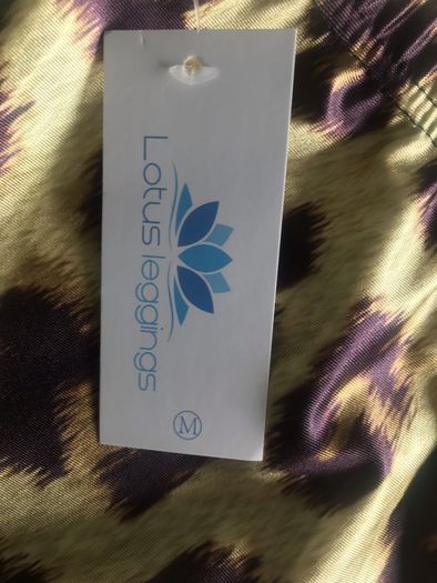 Lotus leggings womens new leopard print size 10 medium