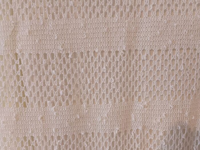 Cream knit dress