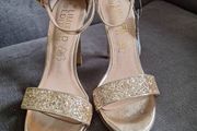 High Heels/New Gold Glitter Heels .. Size: 4 UK .. Price Drop