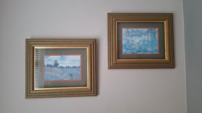 Framed Claude Monet images