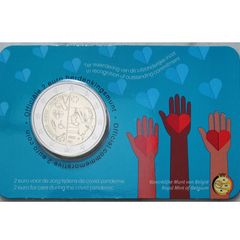 Belgium 2 Euro Brilliant Uncirculated Coin 2022 - Care During the Covid Pandemic - 2 Euro Commemorative Coin