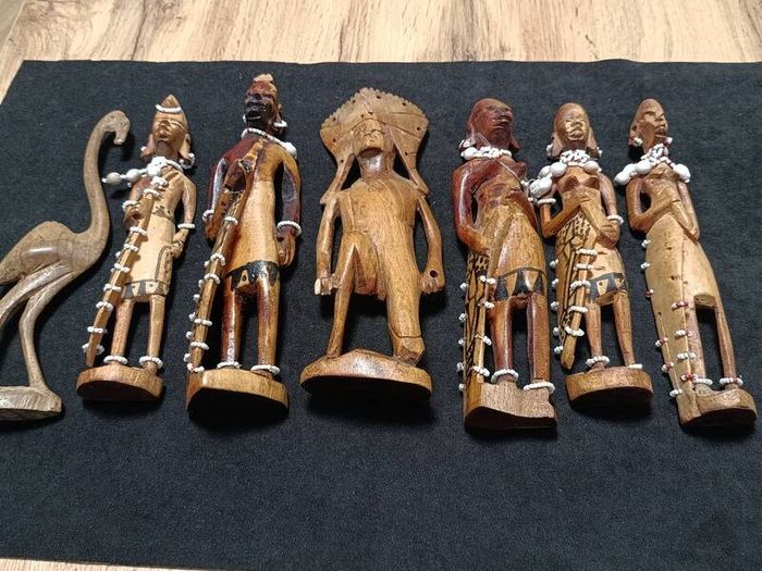 Vintage African Wood African