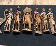 Vintage African Wood African
