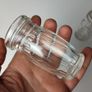 319 - Set of 4 Vintage Clear Glass Collectible Decorative Meat Paste Jars Image 8