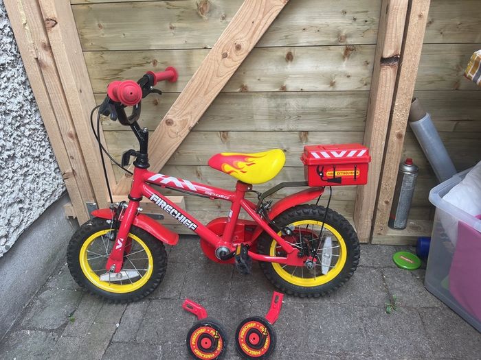 fireman bike with stabilisers